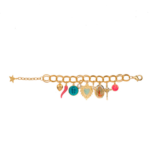 Holy Mary Heart Bracelet