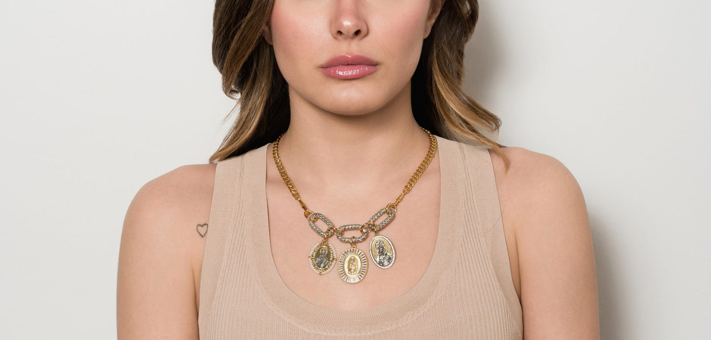 Collana Holy Mary Double