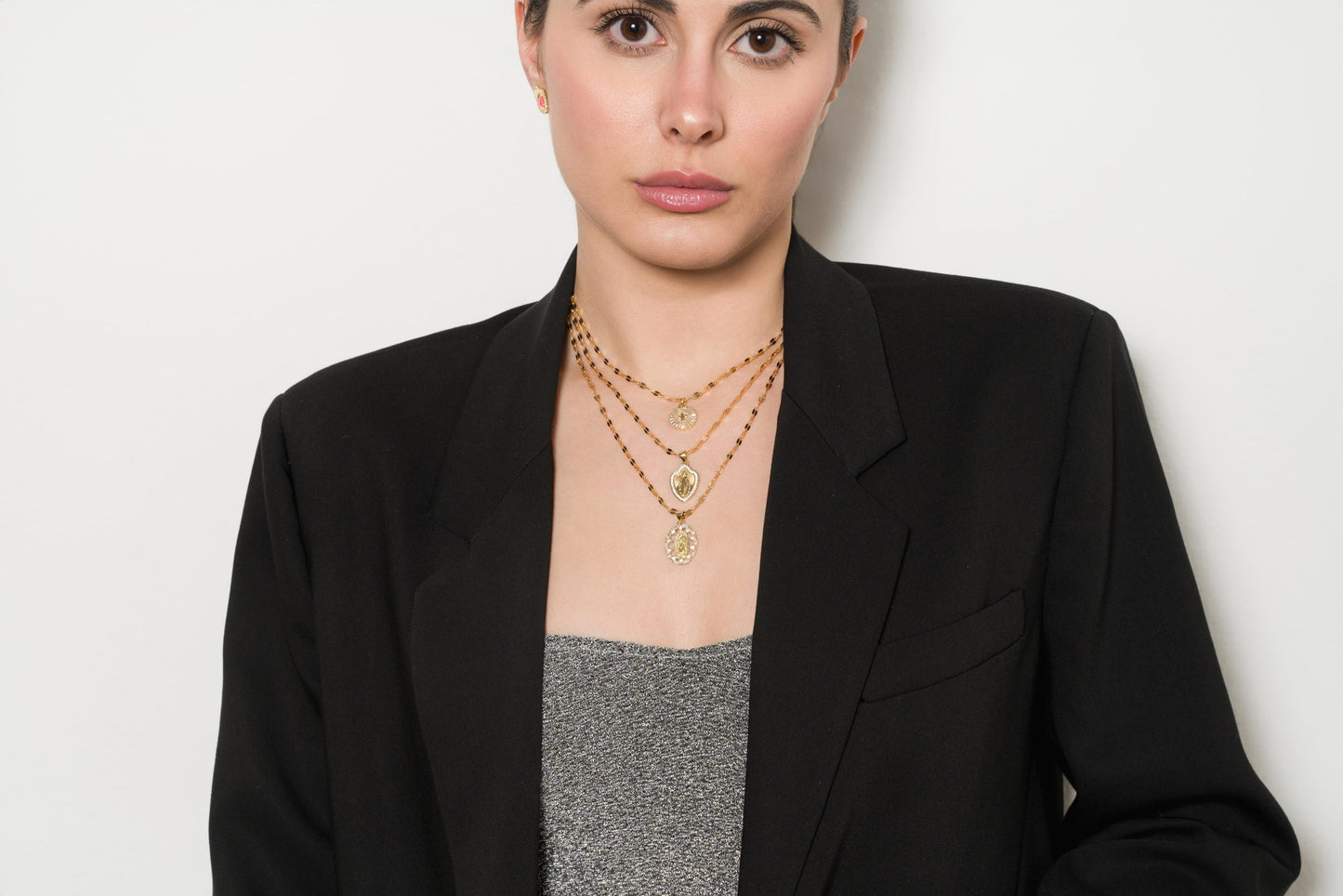 Collana Holy Mary Metal