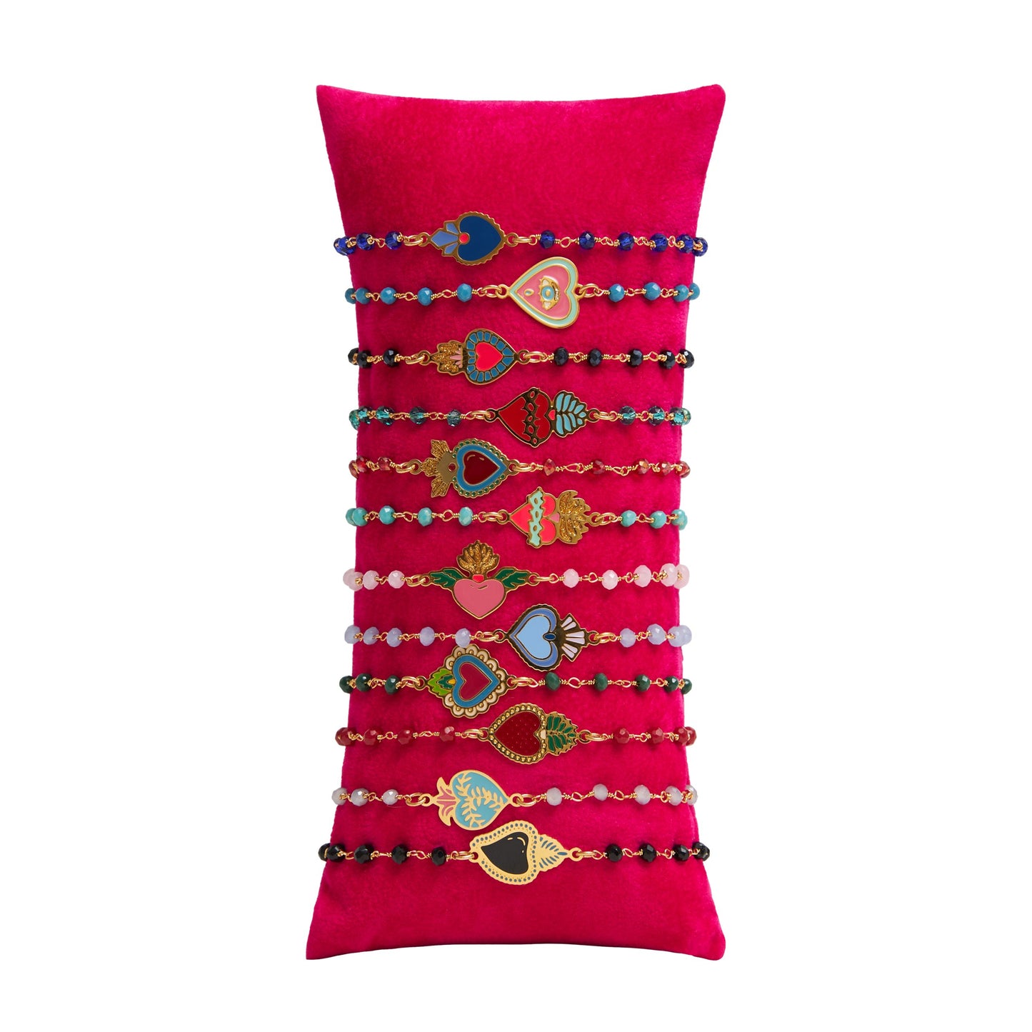 Bracciale Cuore Sacro Rosario Hearts