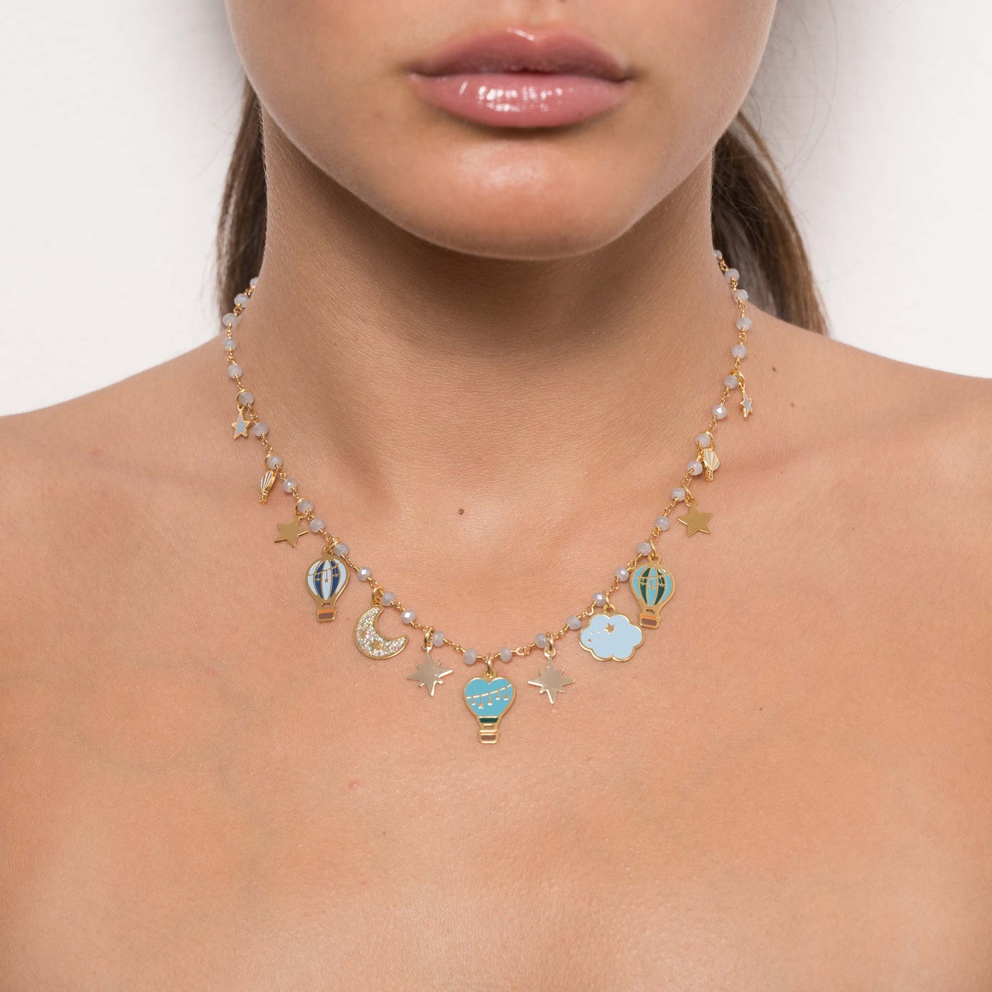 Balloon Multicharms Necklace