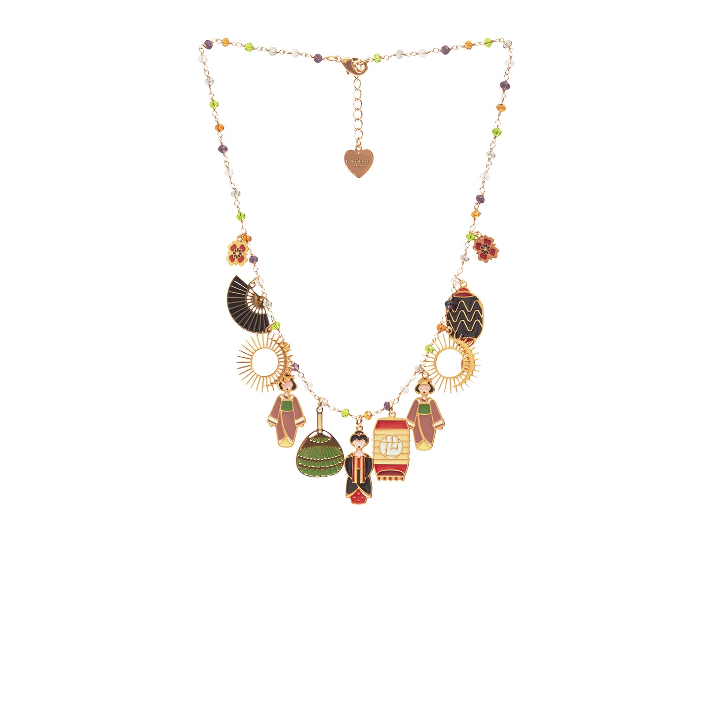 JAPAN MULTICHARMS NECKLACE