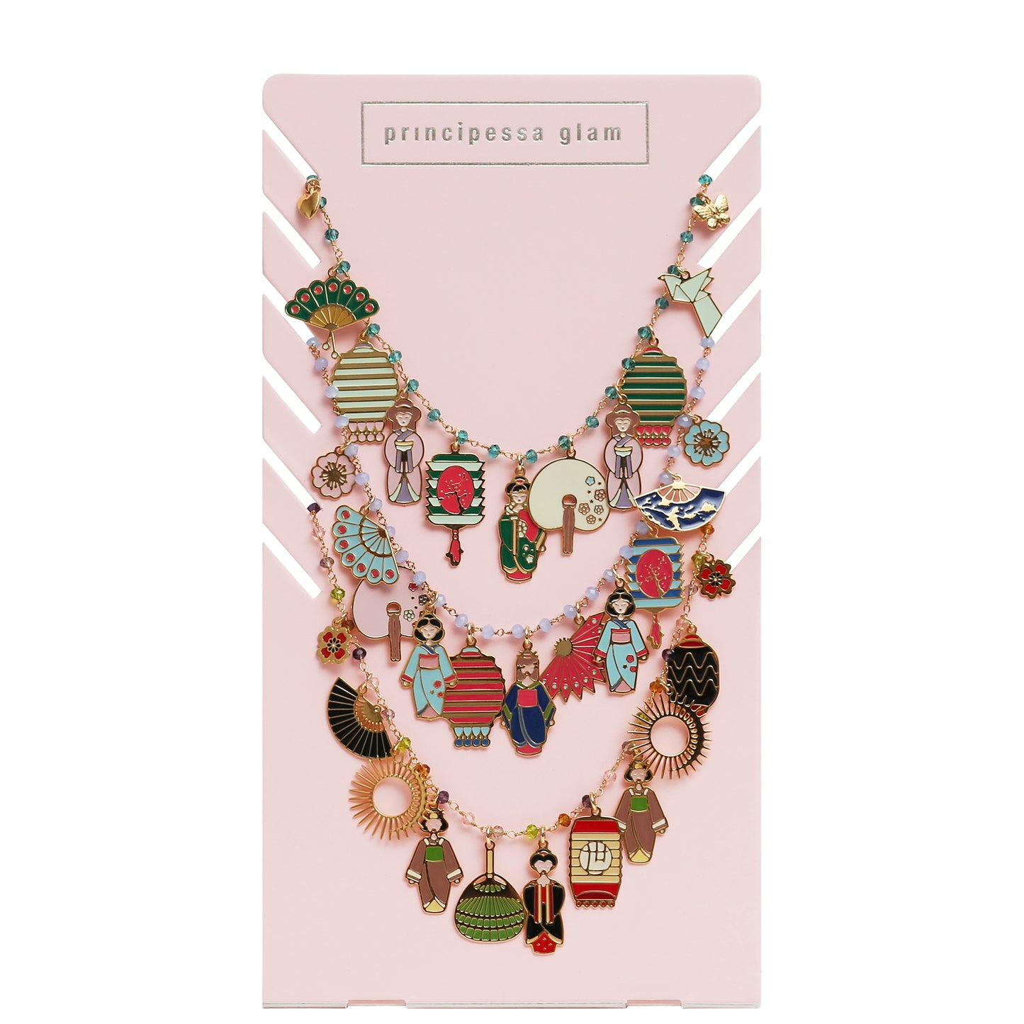 JAPAN MULTICHARMS NECKLACE