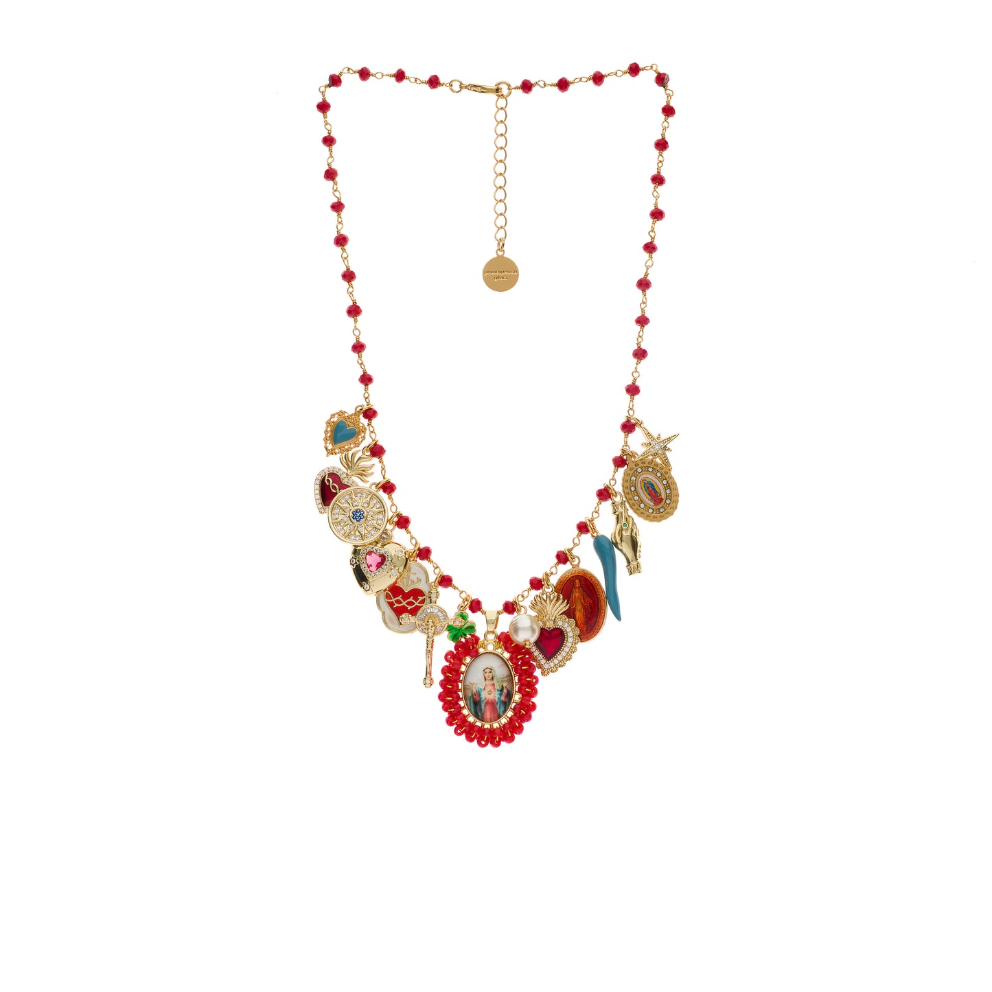 Collana Holy Mary Red