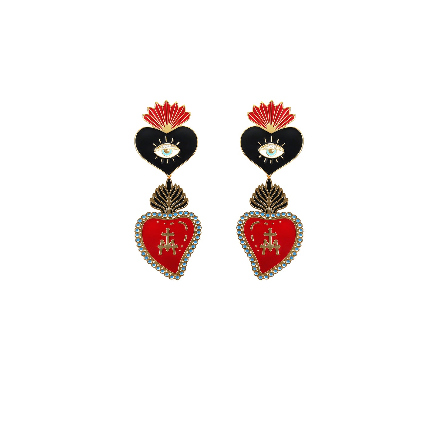 Orecchini Cuore Sacro Saint Jaques