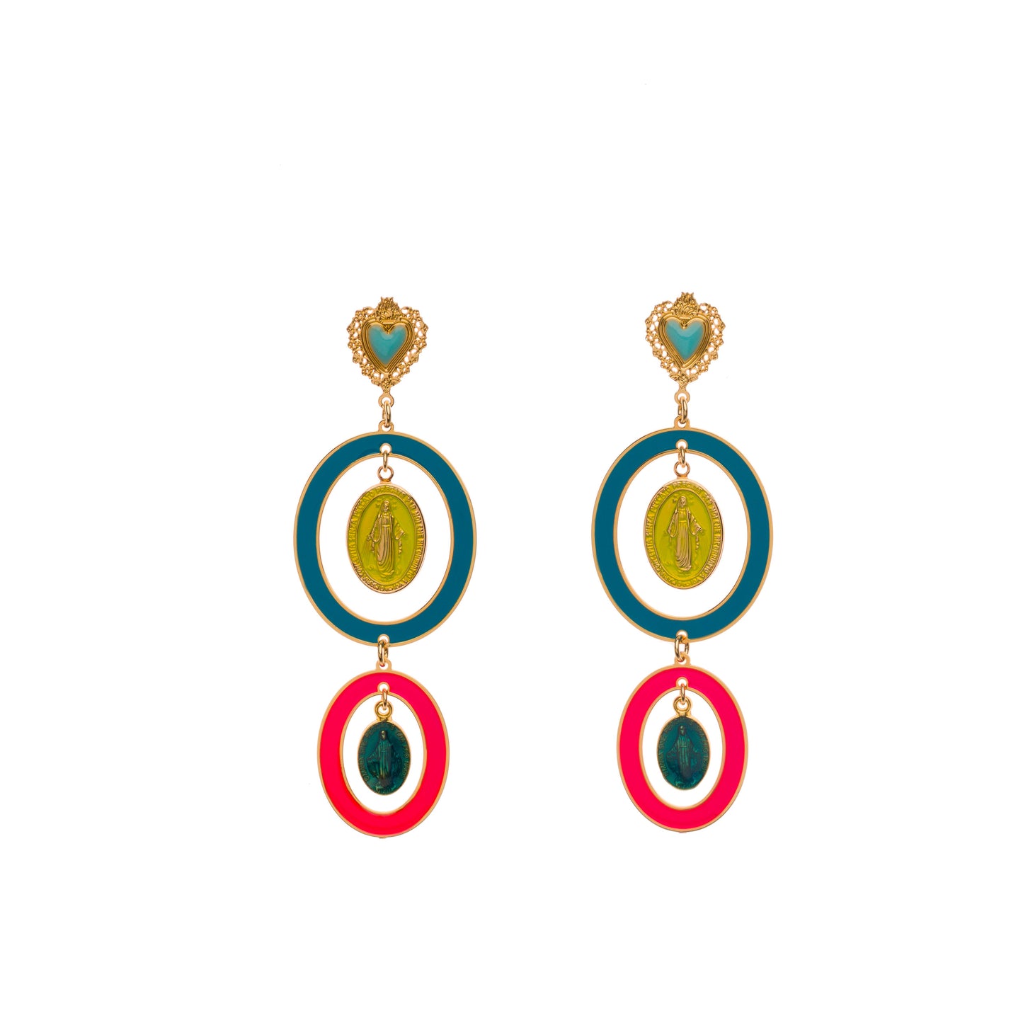 Fluorescent Gypsy Earrings