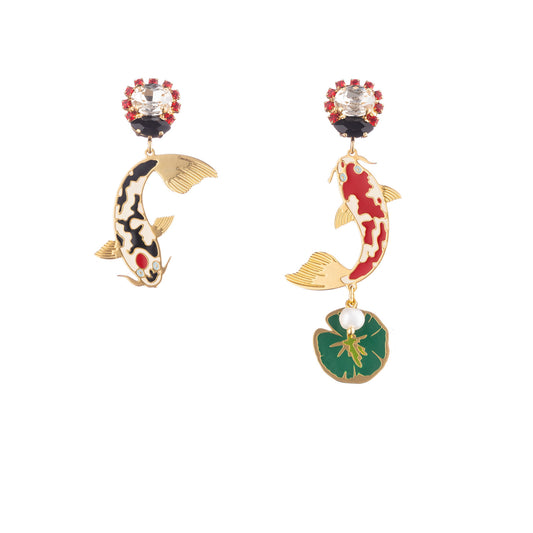 Japanese Koi Carp Earrings