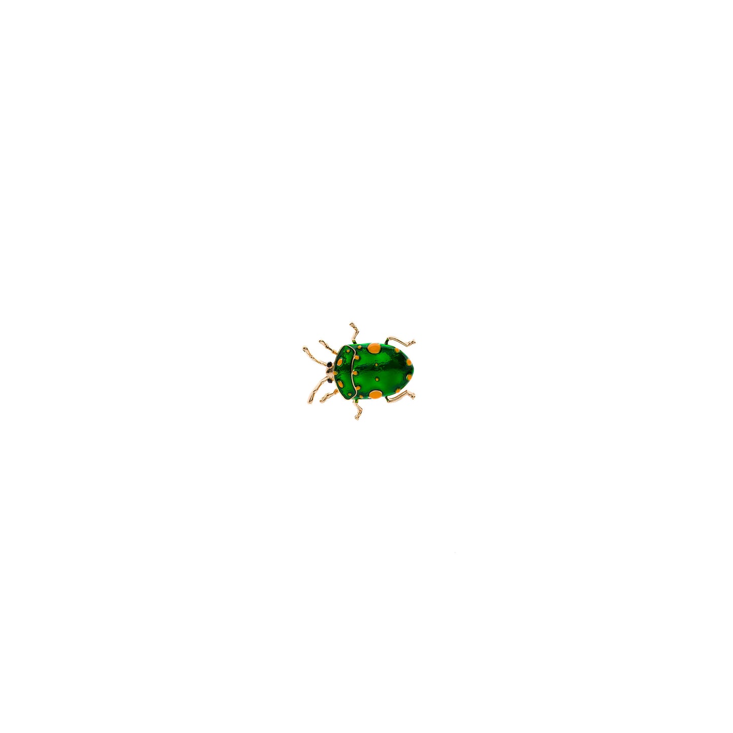 Pin Secret Garden Green Bug