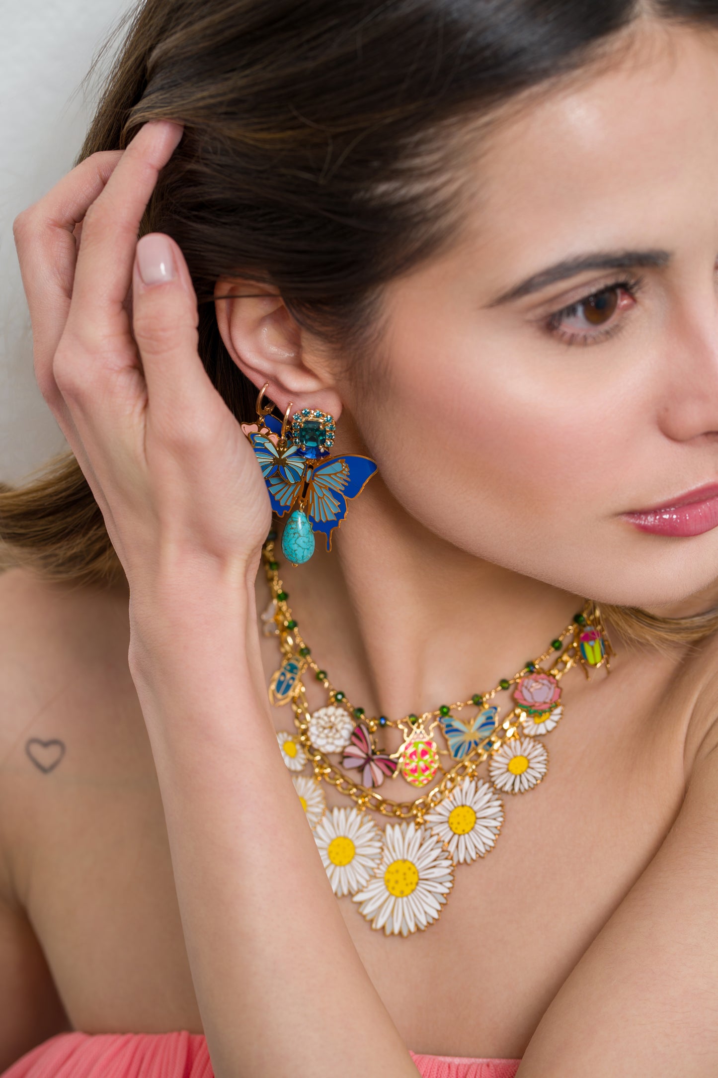 Orecchini Secret Garden Butterfly Blue