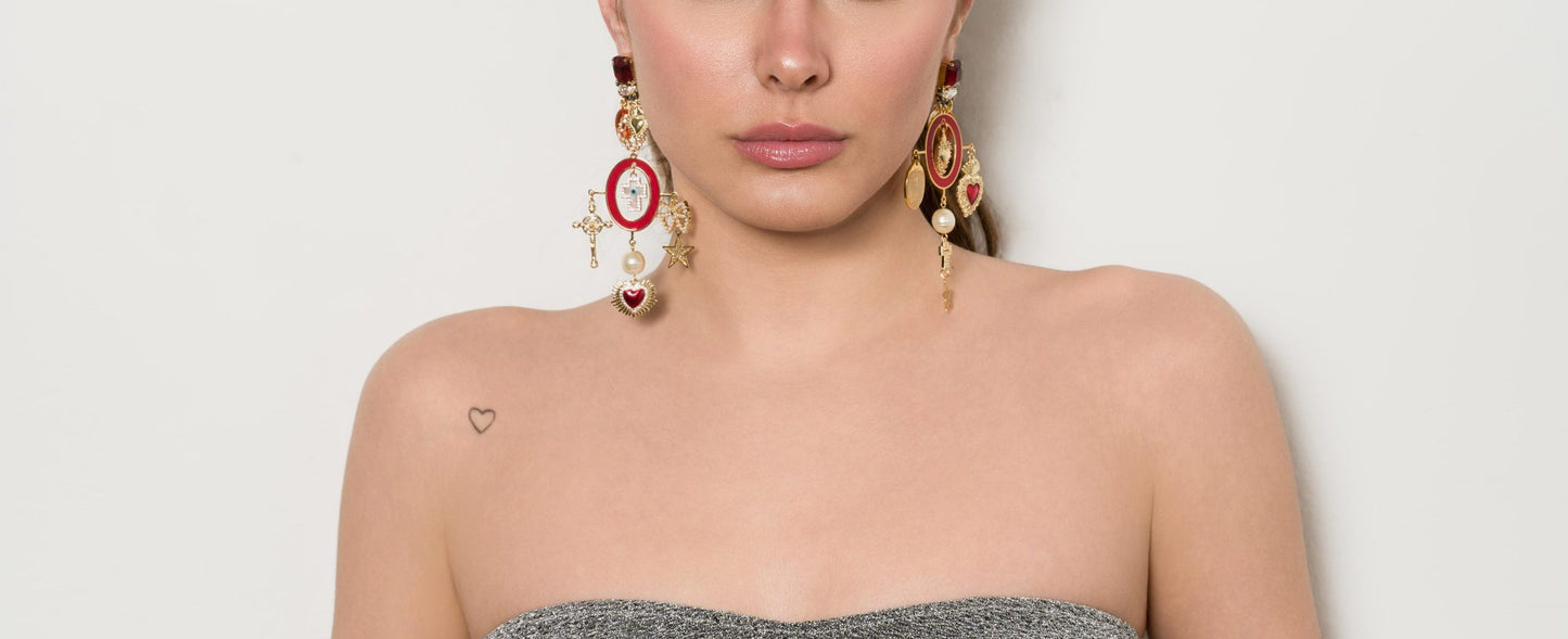 Gitan Rouge earrings