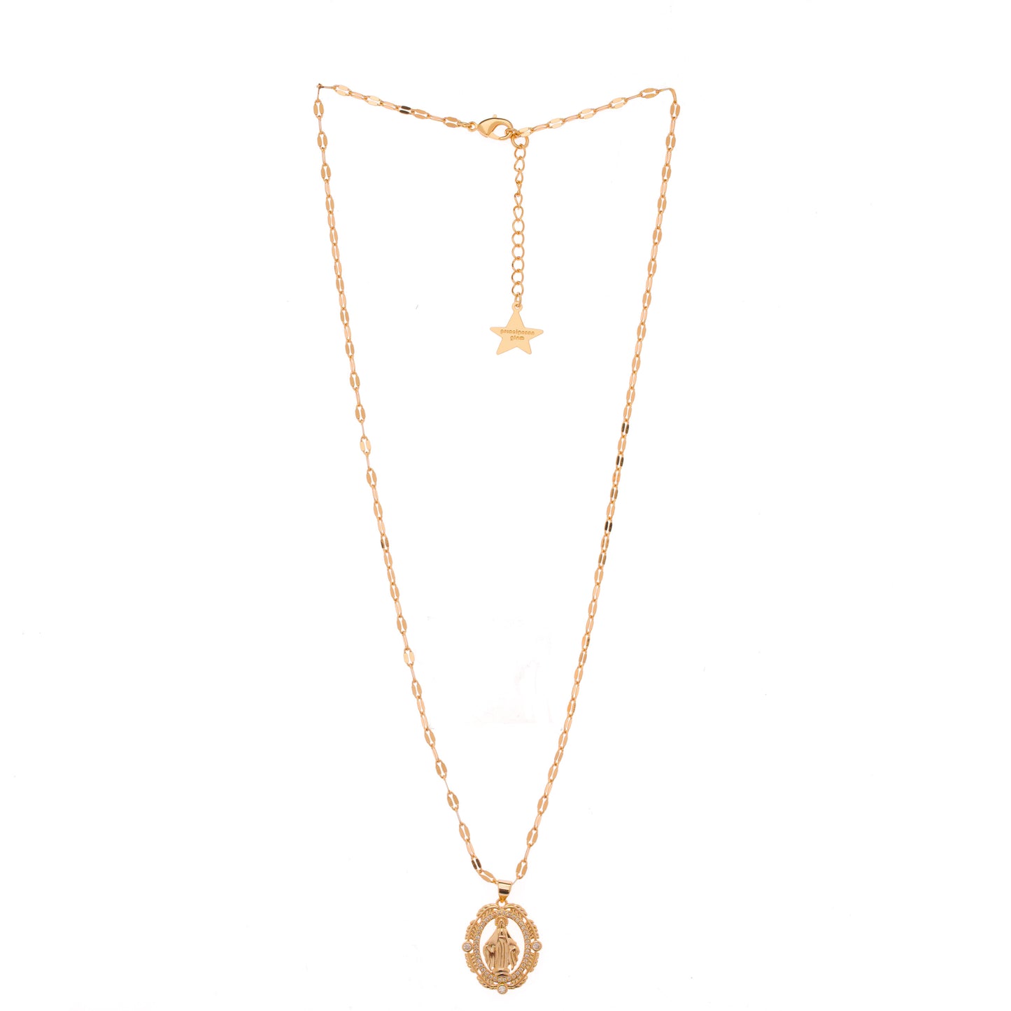 Collana Holy Mary Metal