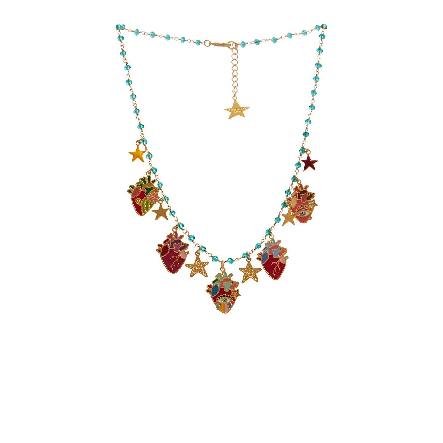REMEDIOS MULTICHARMS NECKLACE