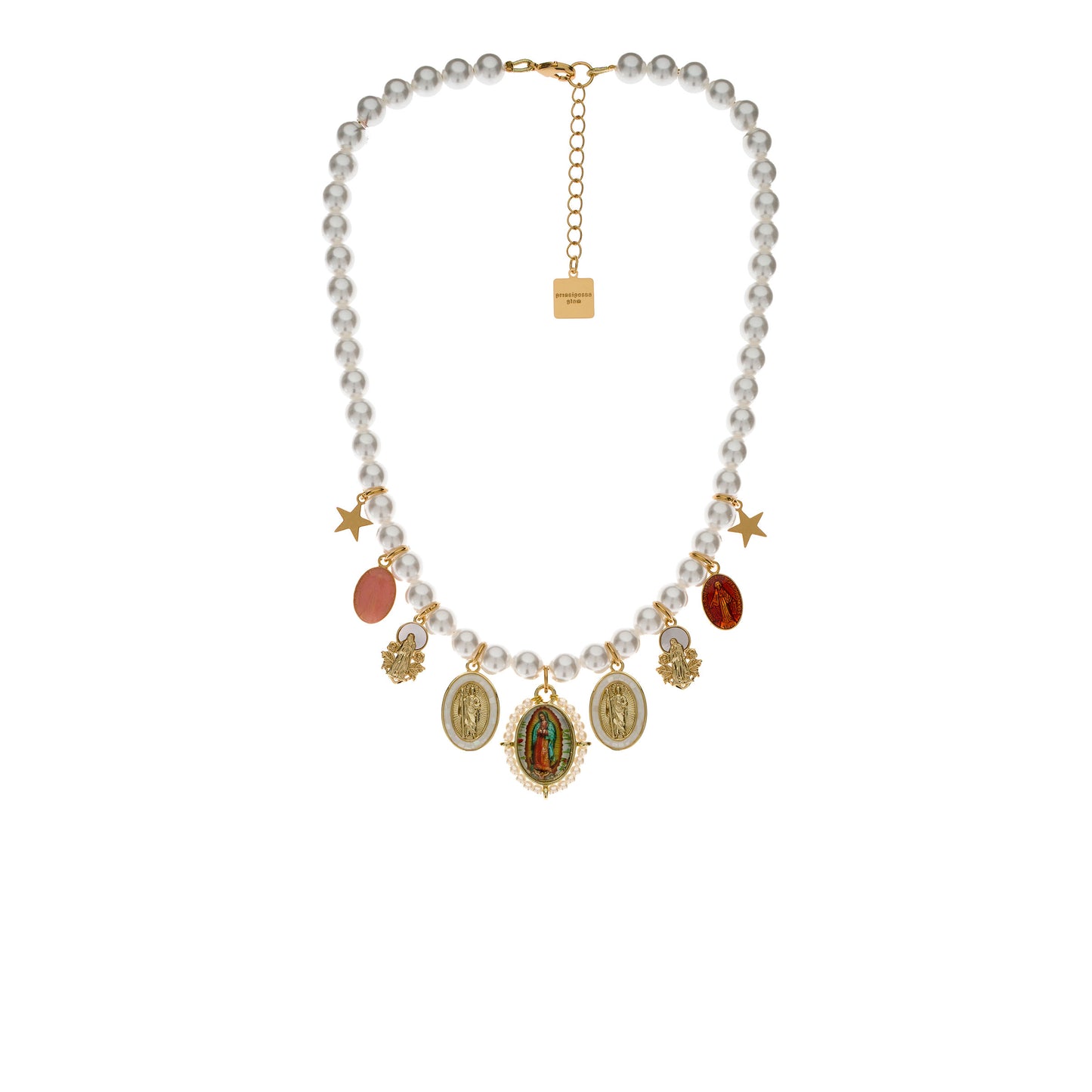 Holy Mary Double Necklace