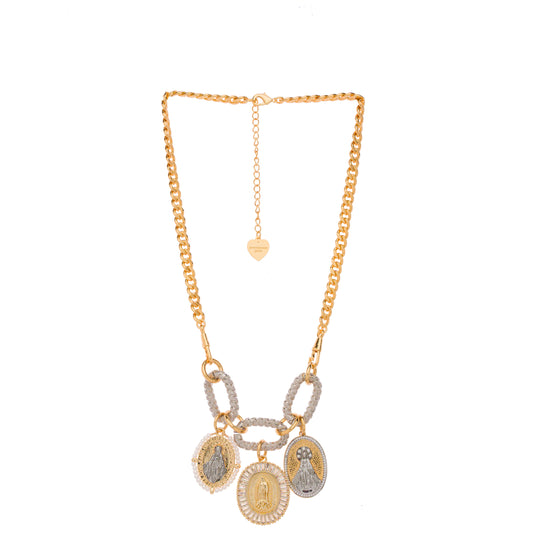 Collana Holy Mary Double