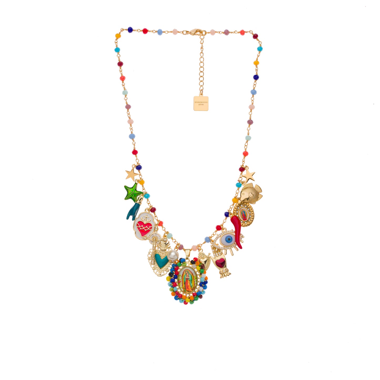 Collana Holy Mary Multicolor