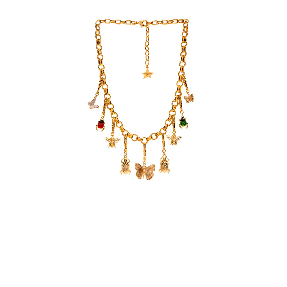 Collana Magic Big Chain Tile Blu