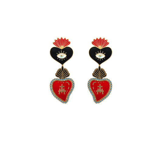 Orecchini Cuore Sacro Saint Jaques
