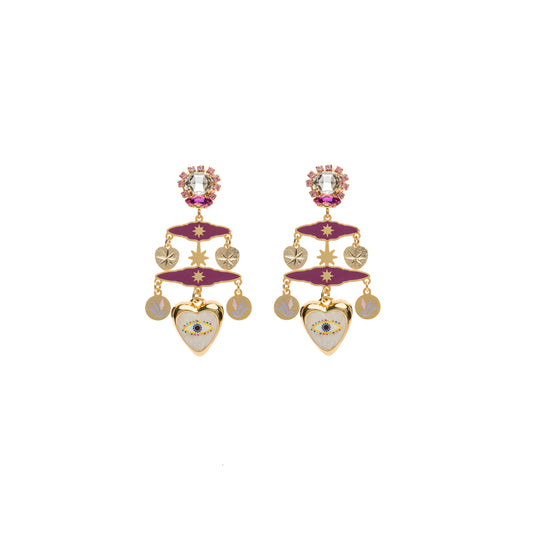 Orecchini Gipsy Damson