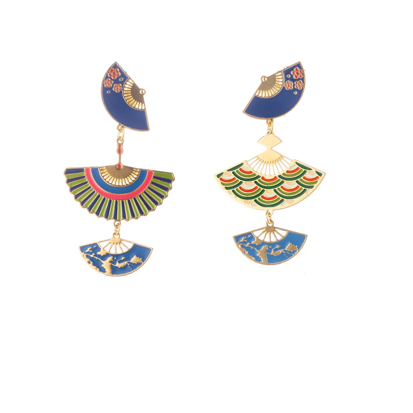 Japan Fan Earrings
