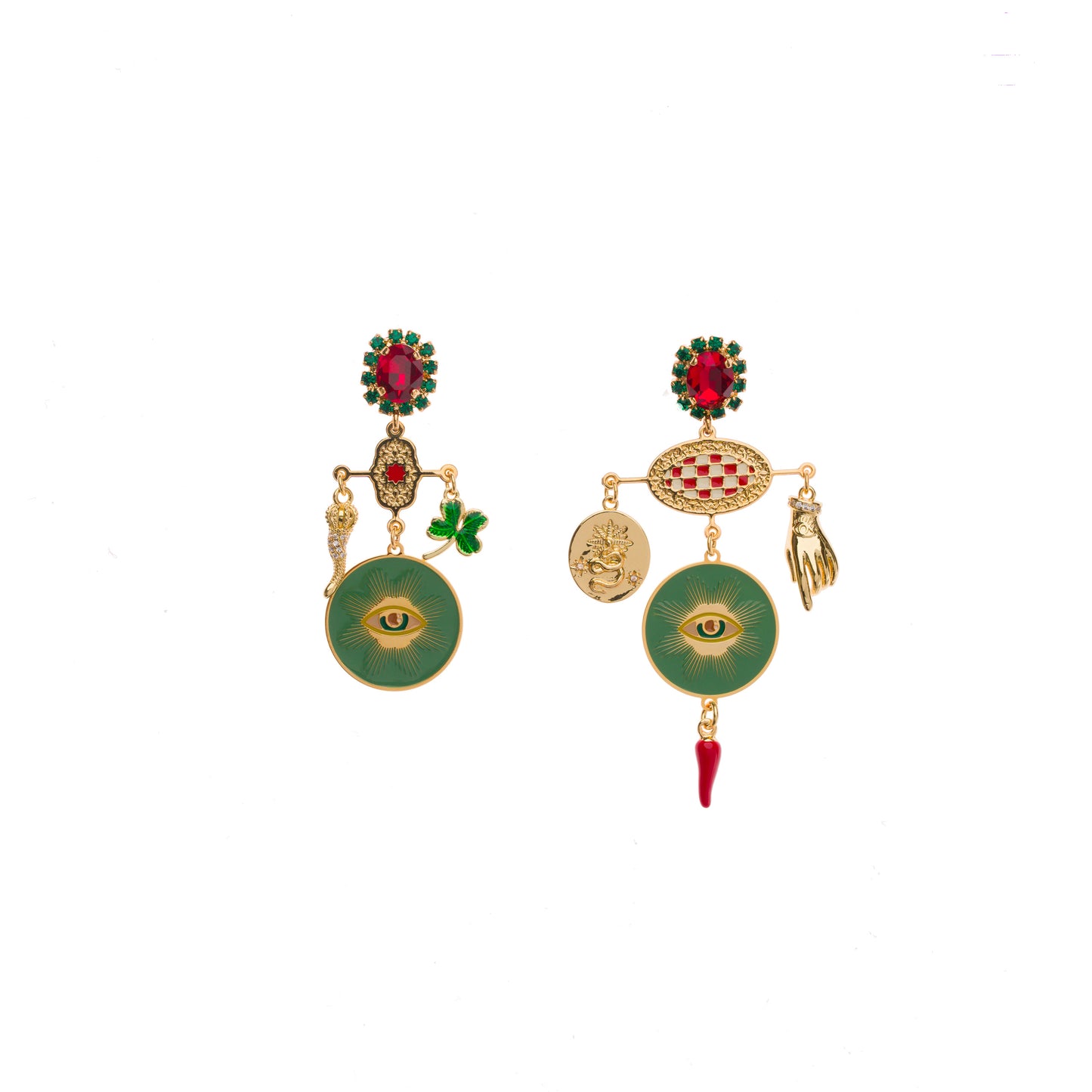 Magic Green Luck Earrings