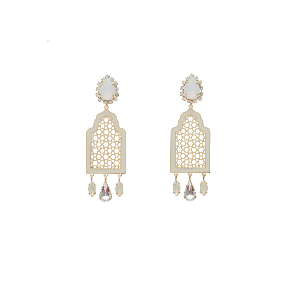 Orecchini Mun Golden Ivory