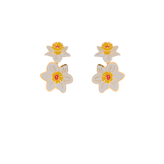 Orecchini Secret Garden Narciso
